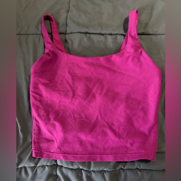 Old Navy Other - Old Navy Fuchsia Ribbed Powersoft Sports Bra
